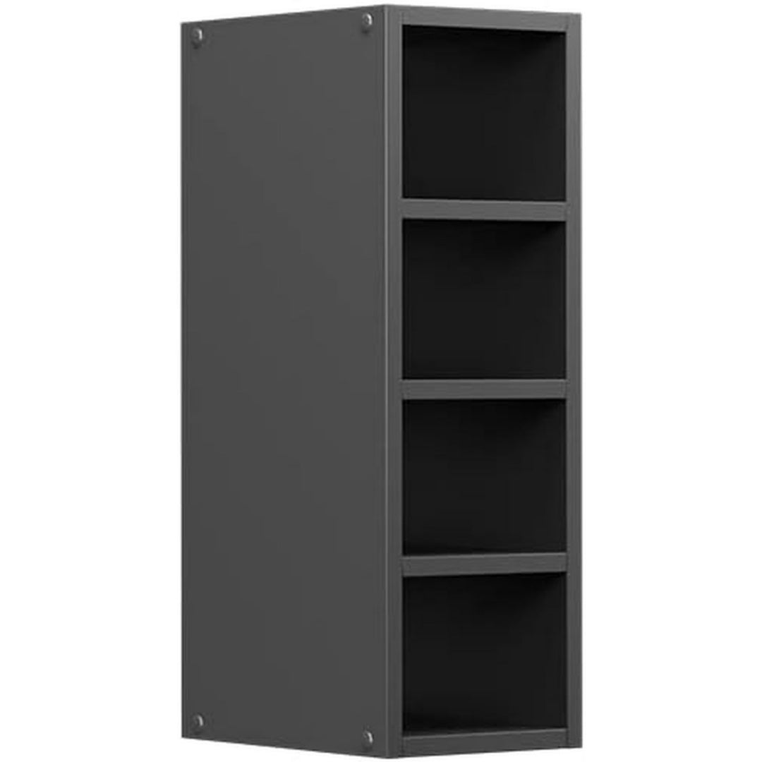 Linea essenziale mobili a muro antracite