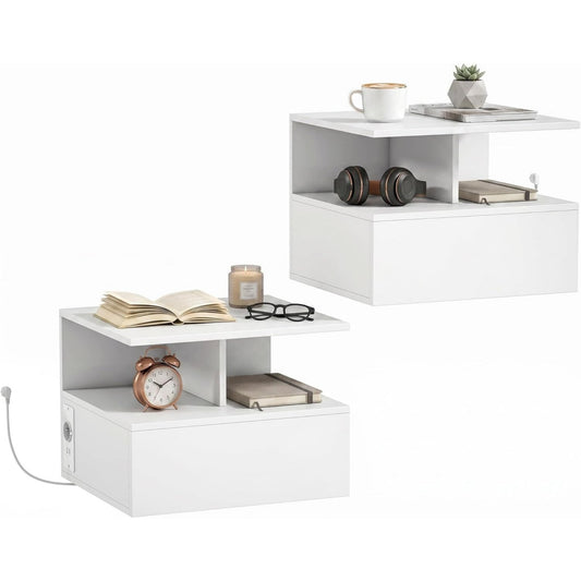 Profilo moderno comodini bianco