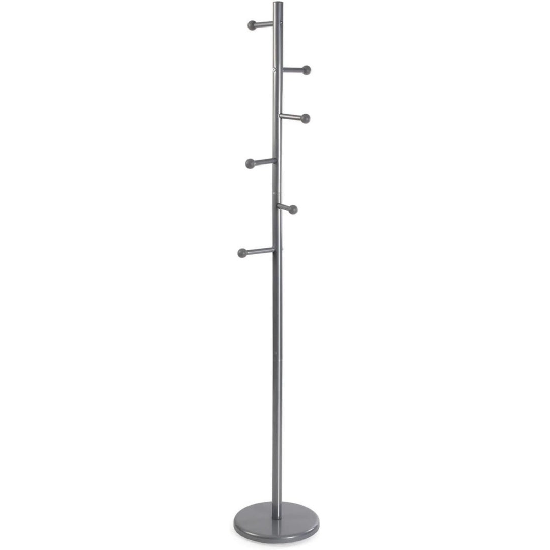 Stile raffinato appendiabiti in metallo grigio