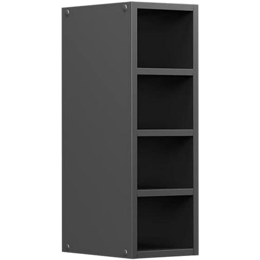Linea essenziale mobili a muro antracite