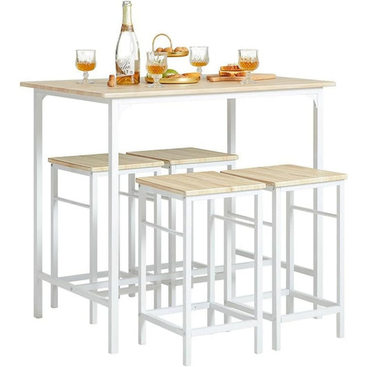 Eleganza pratica set bar in legno salvaspazio bianco