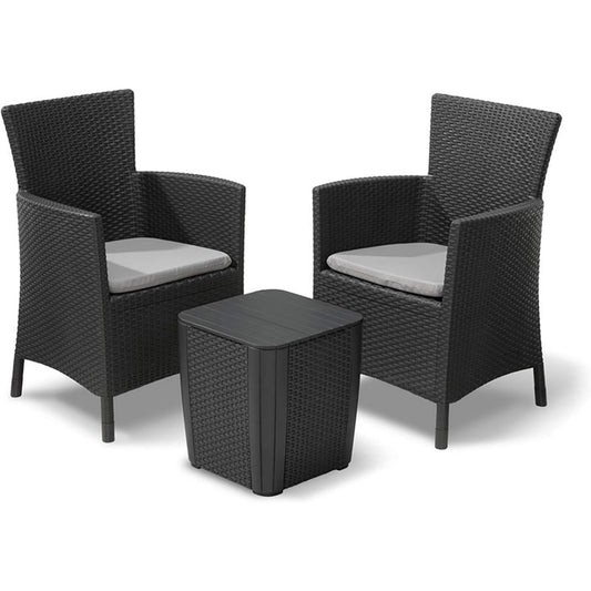 Accento naturale set bistro rosso