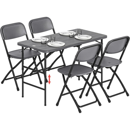 Accento naturale set da pranzo pieghevole regolabile
